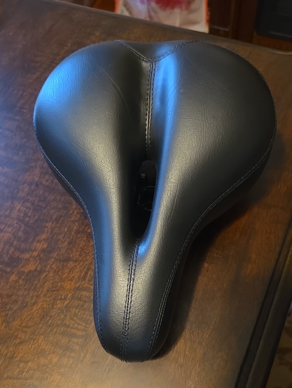 Comfort Bike Saddle - Black Padded Seat